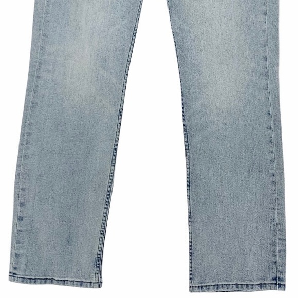 Levi’s 514 Light Blue Wash Straight Leg Jeans Size 33/30 - Picture 8 of 15